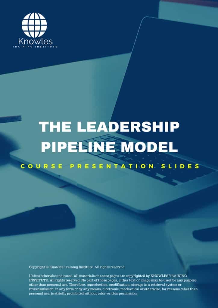 The Leadership Pipeline Model Training Course Presentation Slides