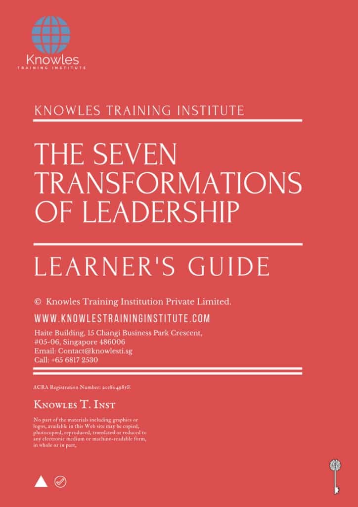 The Seven Transformations Of Leadership Training Course Learner’s Guide