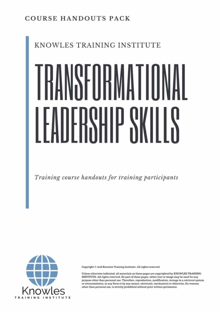 Transformational Leadership Skills Course Handouts