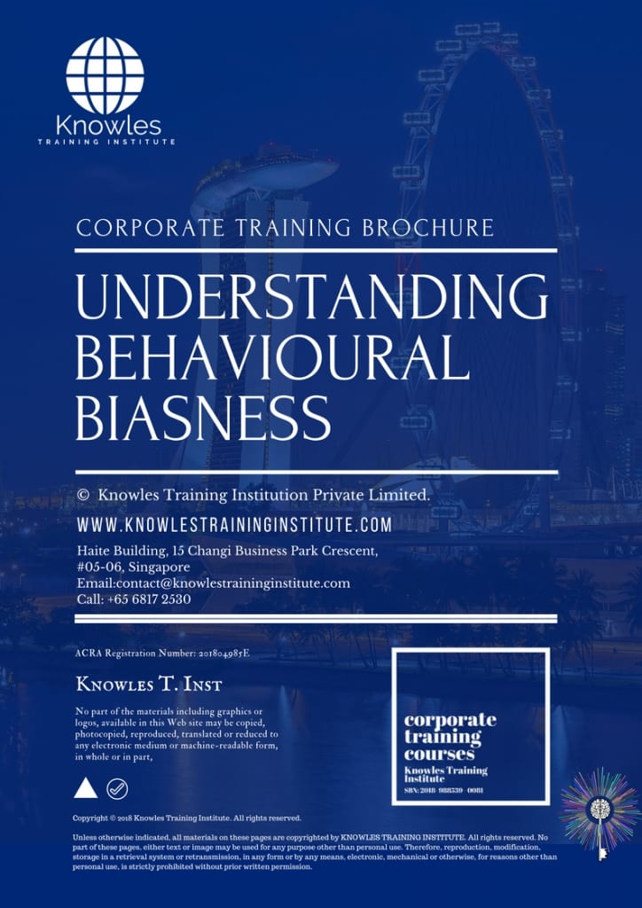 Understanding Behavioural Biasness Training Course Brochure