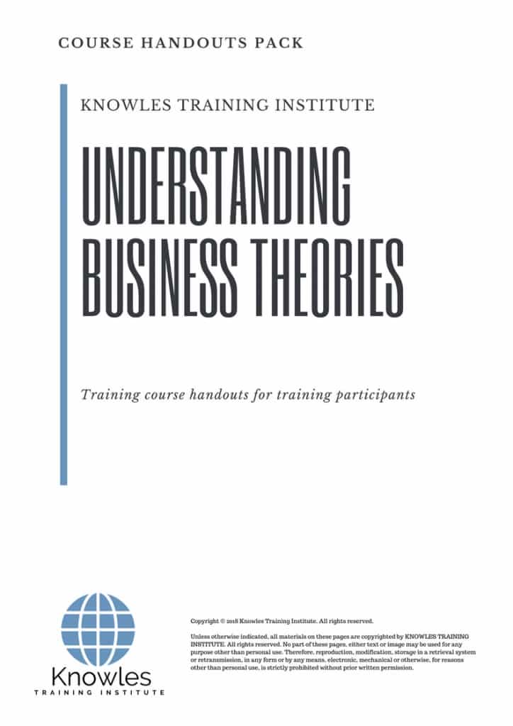 Understanding Business Theories Course Handouts
