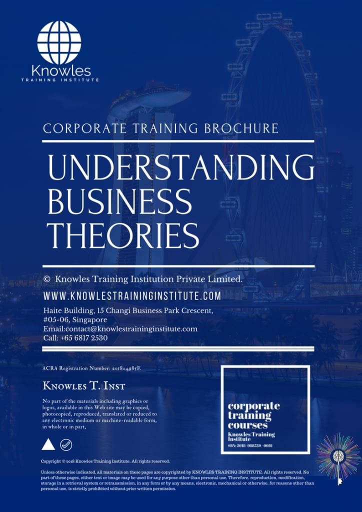 Understanding Business Theories Training Course Brochure