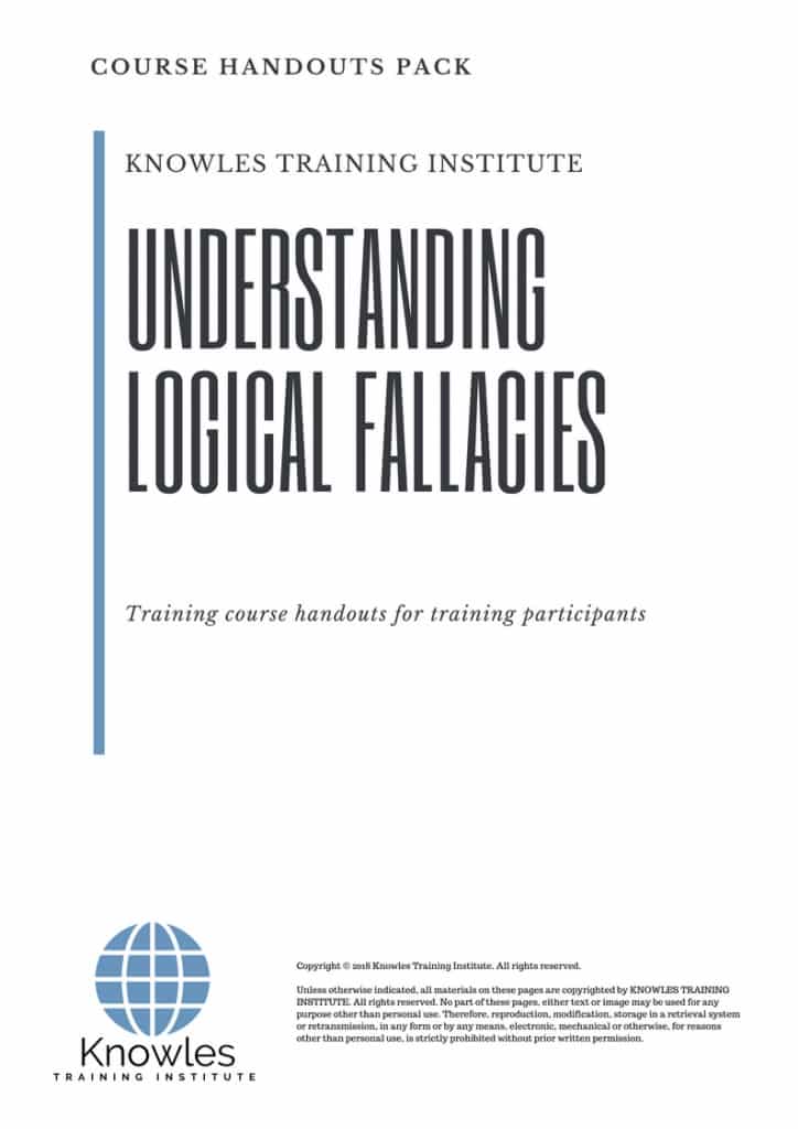 Understanding Logical Fallacies Course Handouts