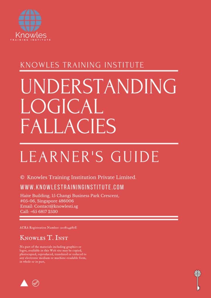 Understanding Logical Fallacies Training Course Learner’s Guide