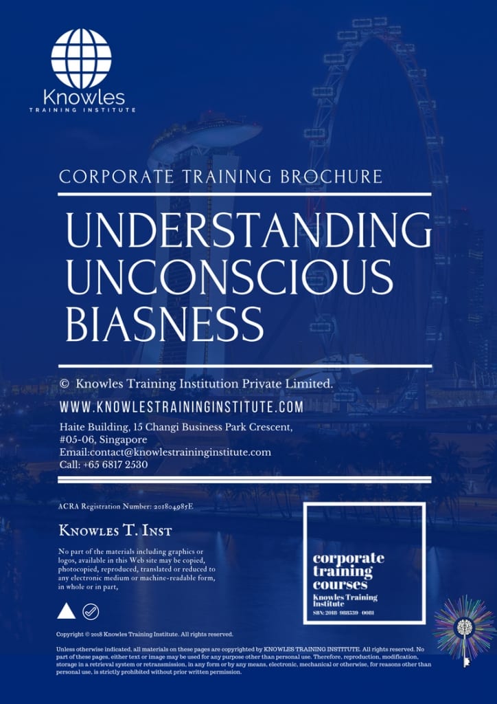 Understanding Unconscious Biasness Training Course Brochure