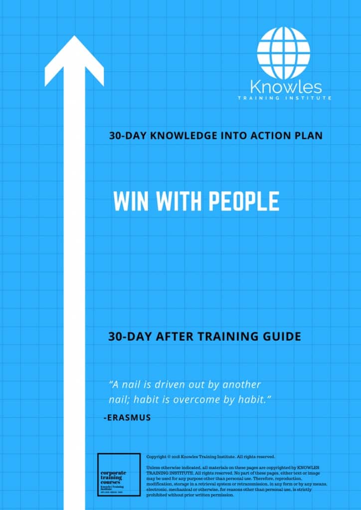 Win With People 30 Day After Training Guide