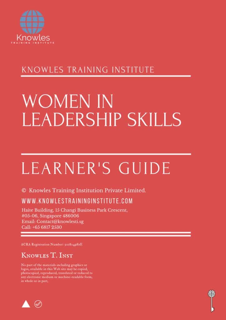 Women In Leadership Skills Training Course Learner’s Guide