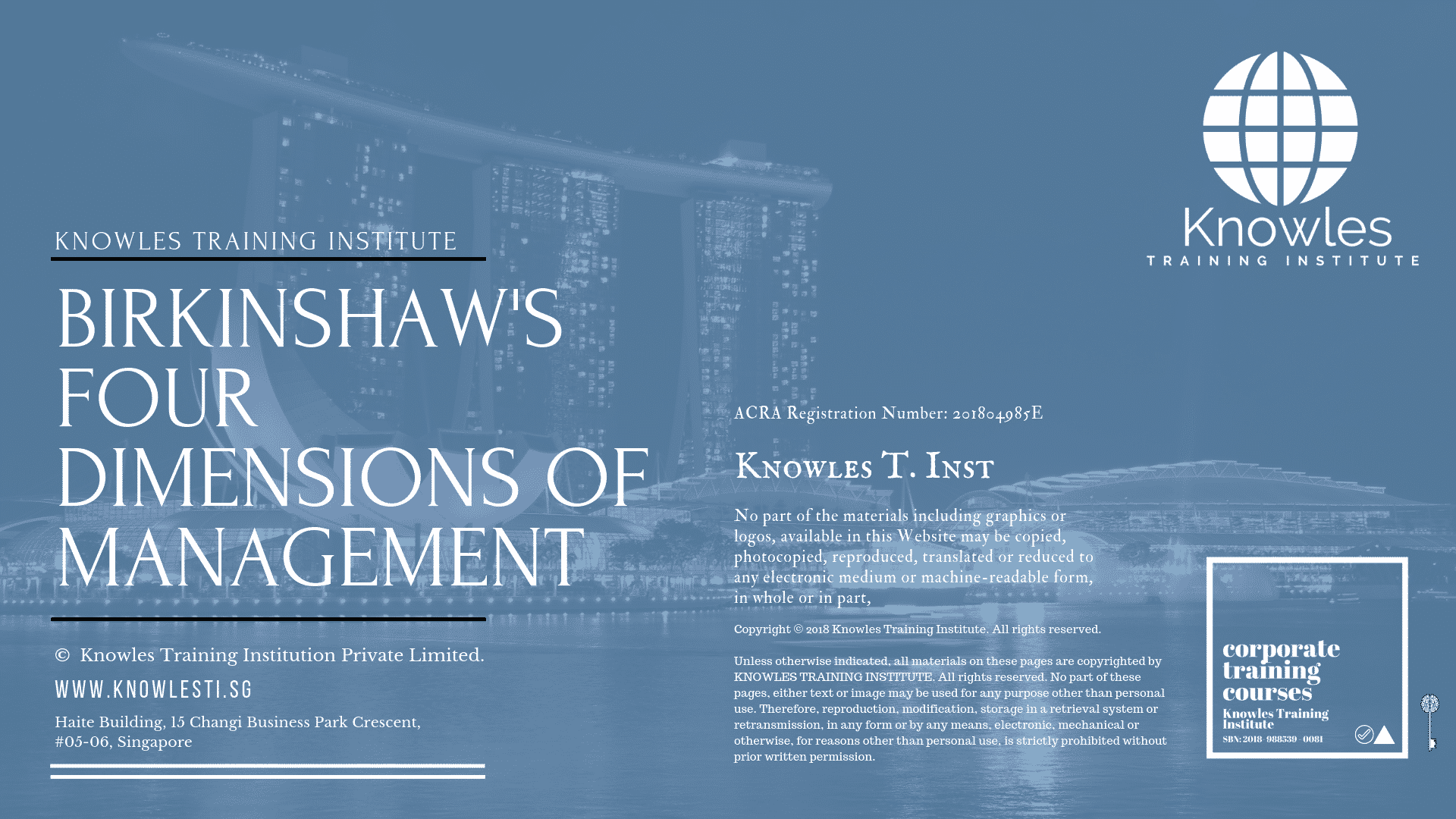 BIRKINSHAW’S FOUR DIMENSIONS OF MANAGEMENT