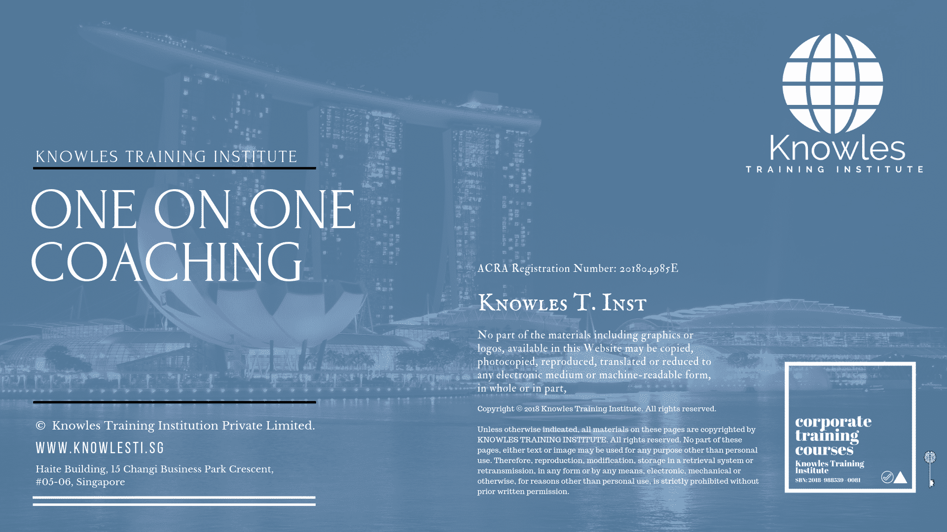 ONE ON ONE COACHING