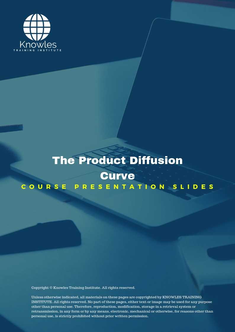 The Product Diffusion Curve PPT Slides Used During Course