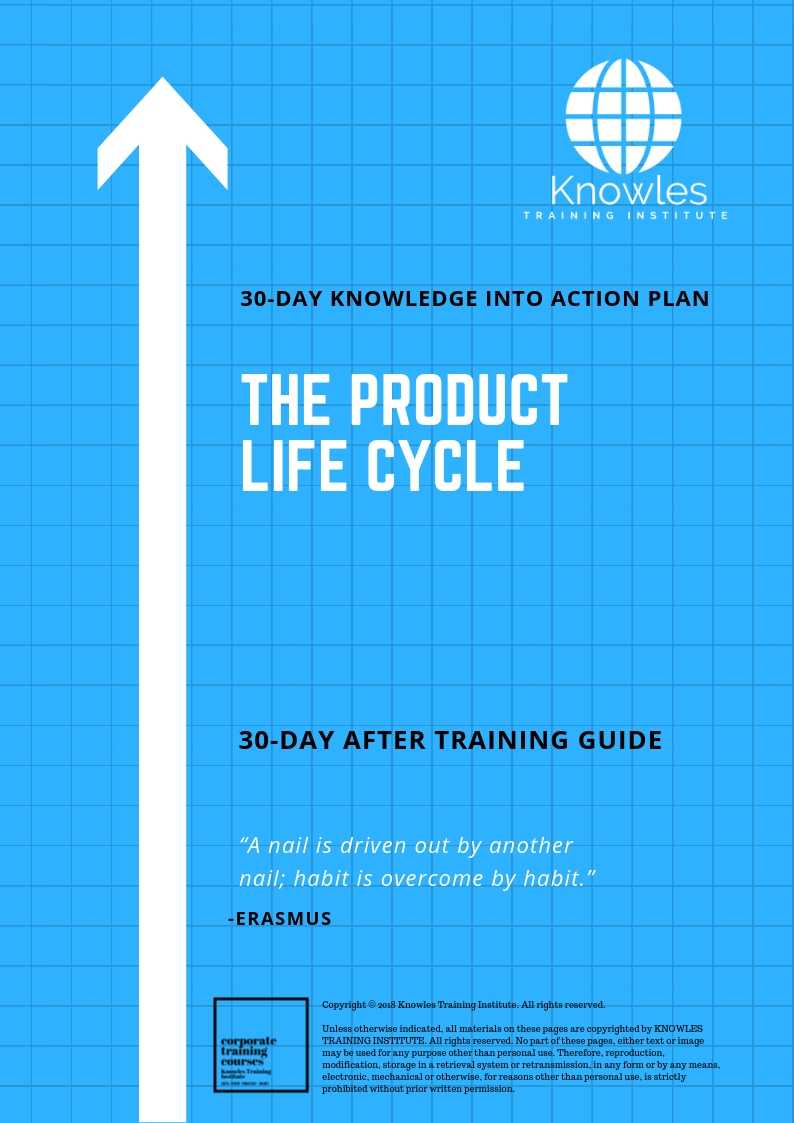 The Product Life Cycle 30-Day Action Plan