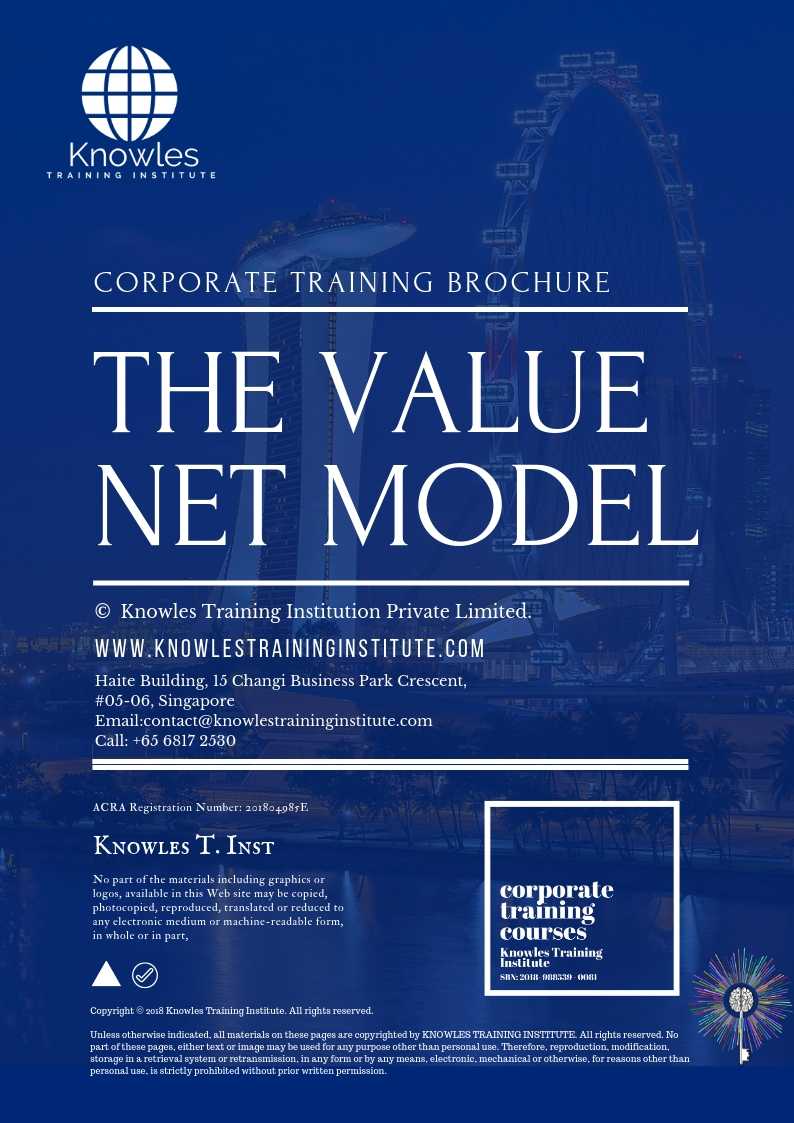 The Value Net Model Course Brochure