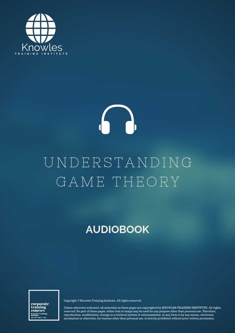 Understanding Game Theory Essentials Audiobook