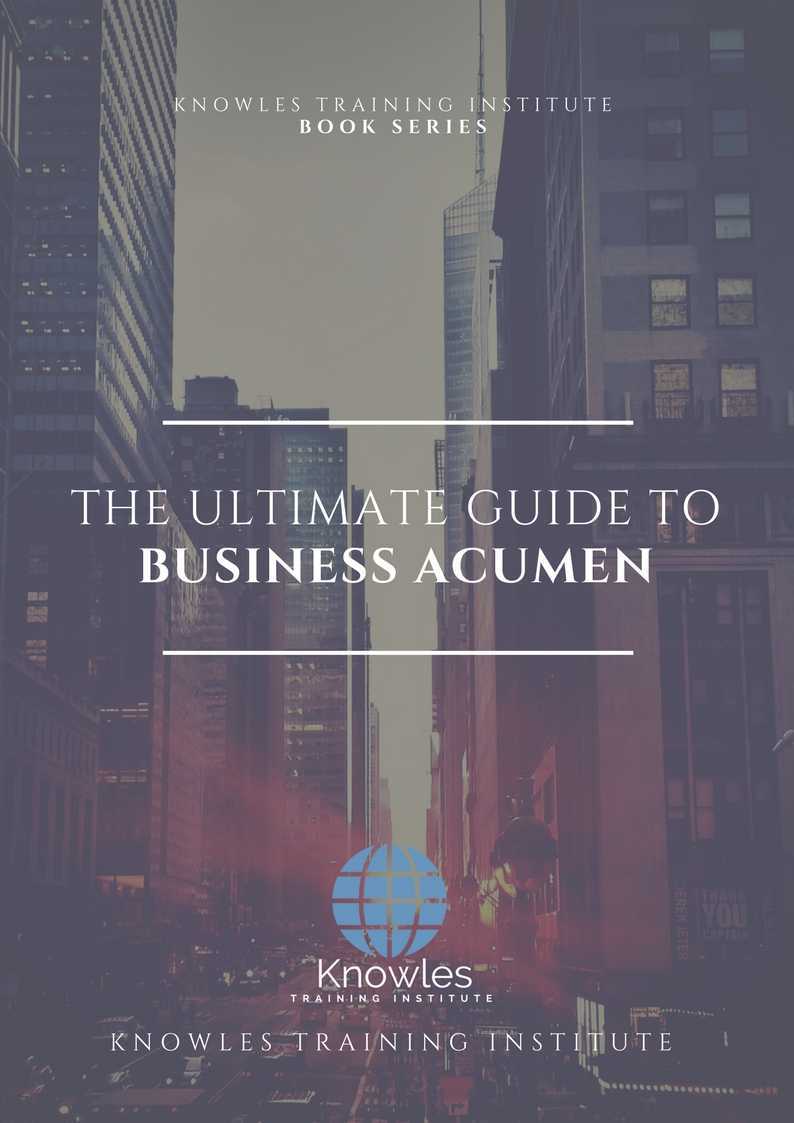 Business Acumen Training Course