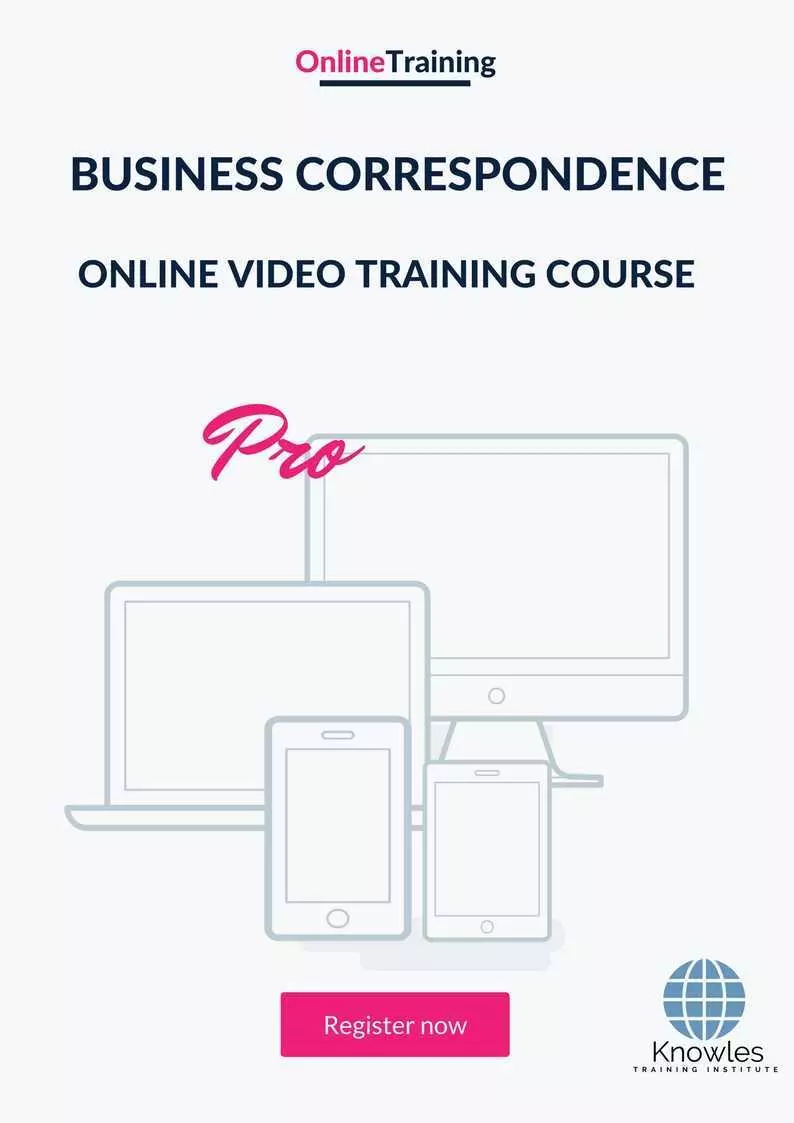 Business Correspondence Training Course