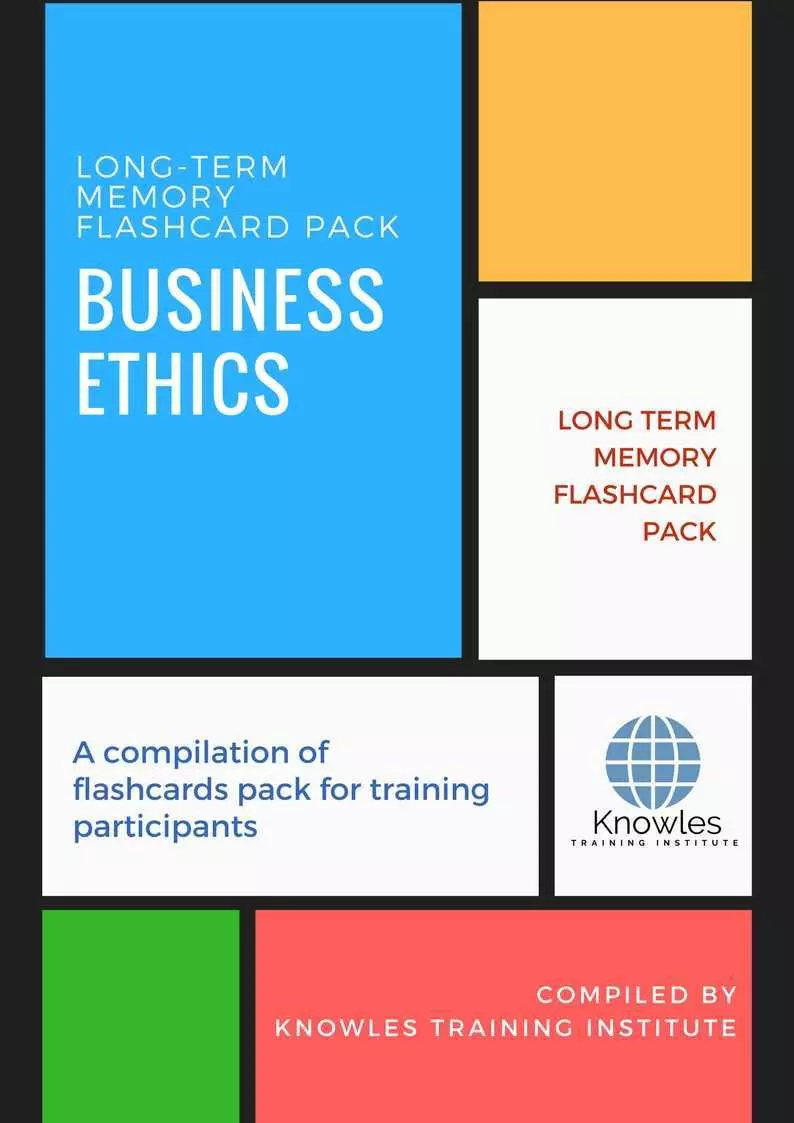 Business Ethics Training Course