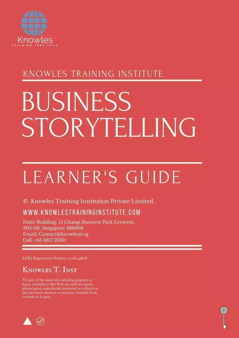 Business Storytelling Training Course