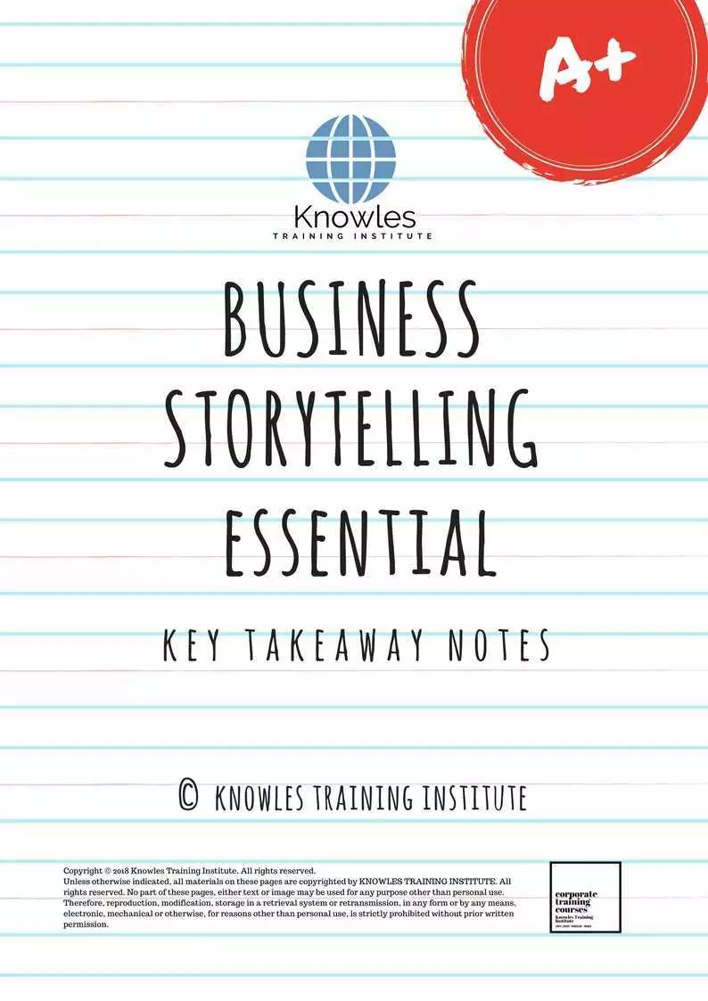 Business Storytelling Training Course