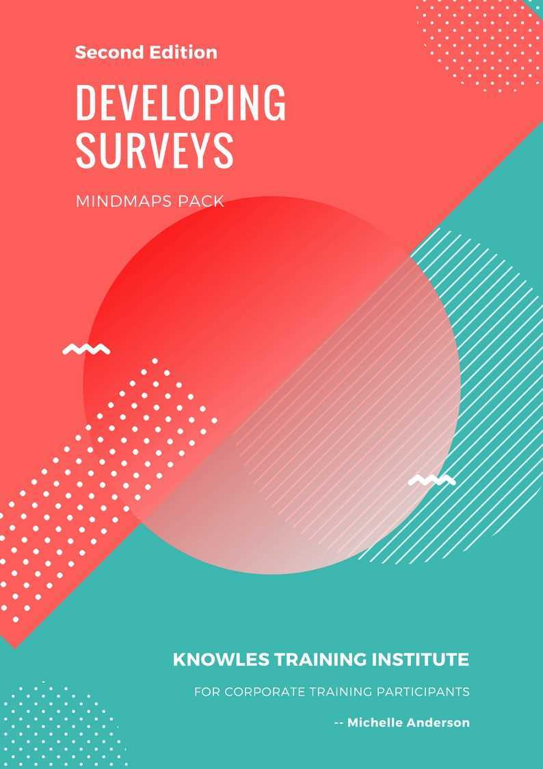Developing Surveys Training Course MindMaps