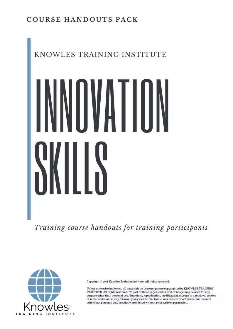 Innovation Skills Training Course