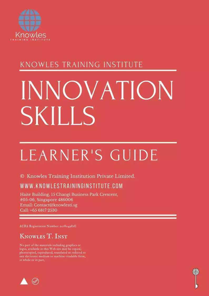 Innovation Skills Training Course