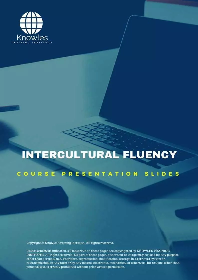 Intercultural Fluency Training Course