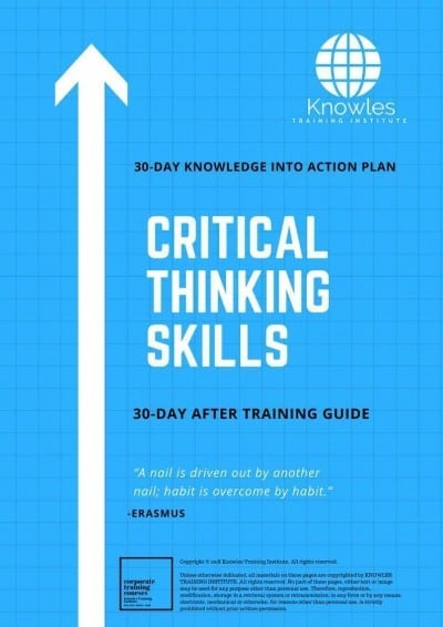critical thinking training course objectives