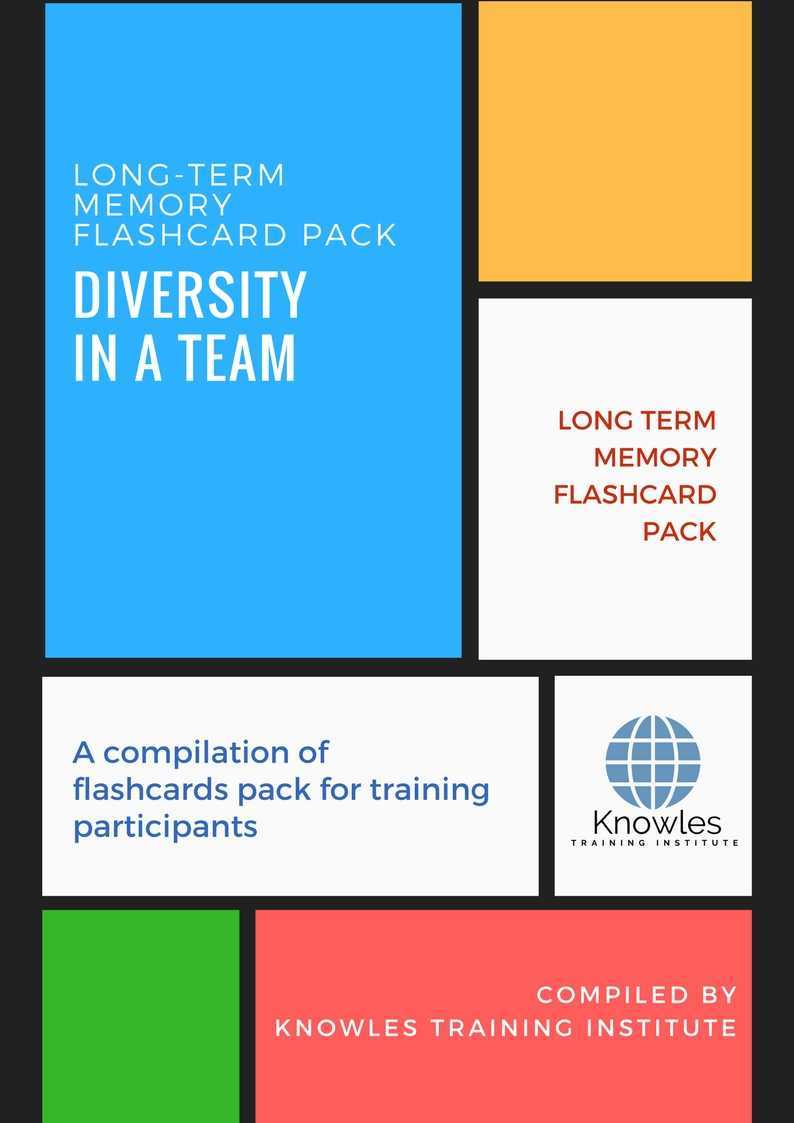 Diversity In A Team Training Flashcards