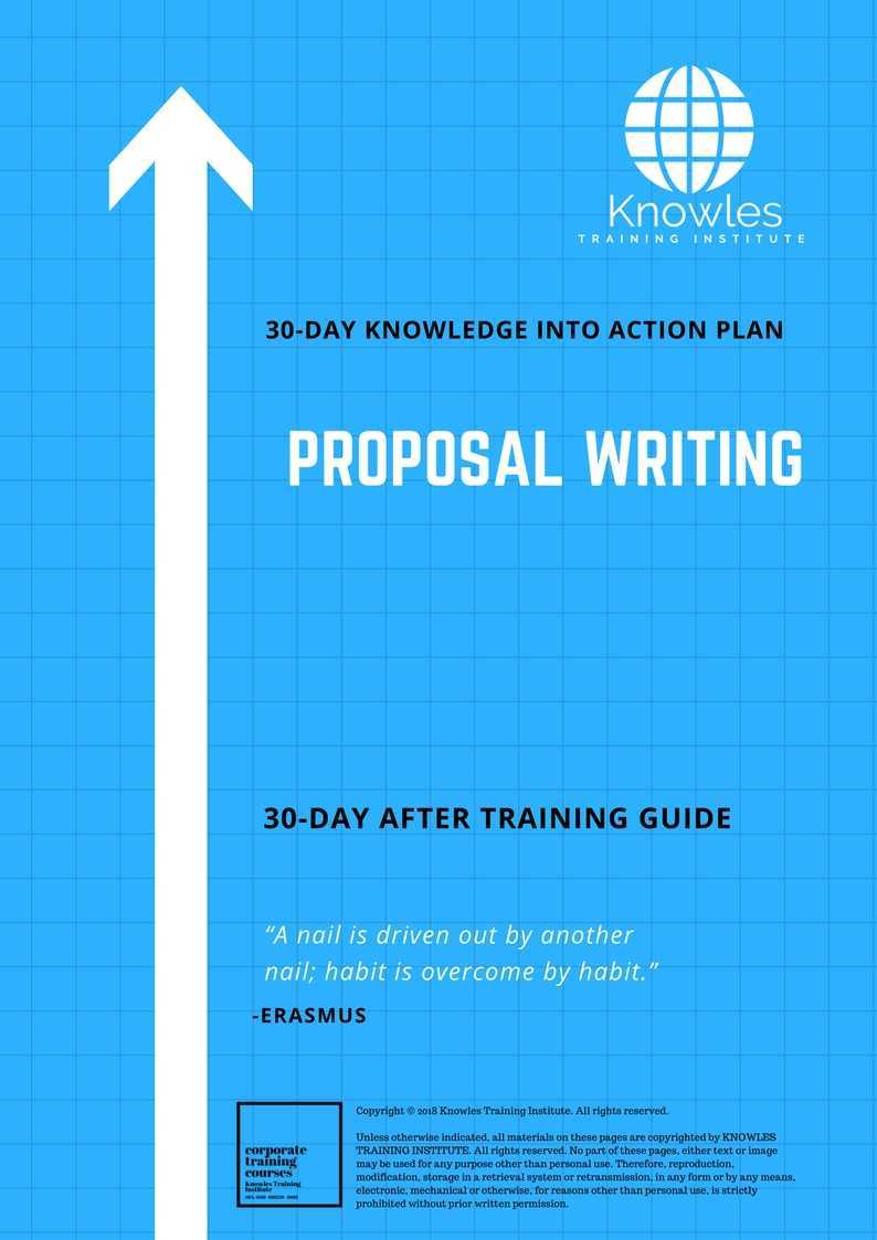 Proposal Writing Training Course