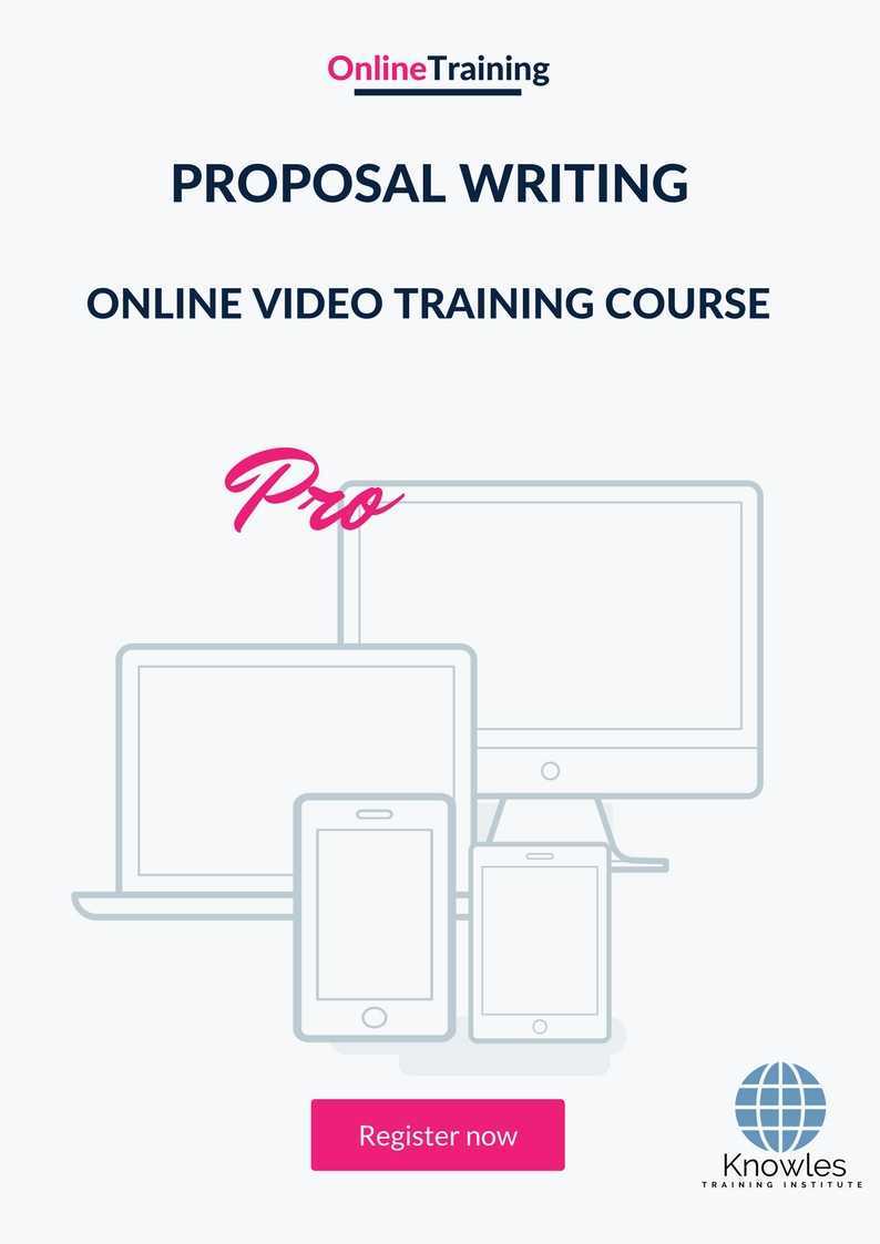 Proposal Writing Training Course