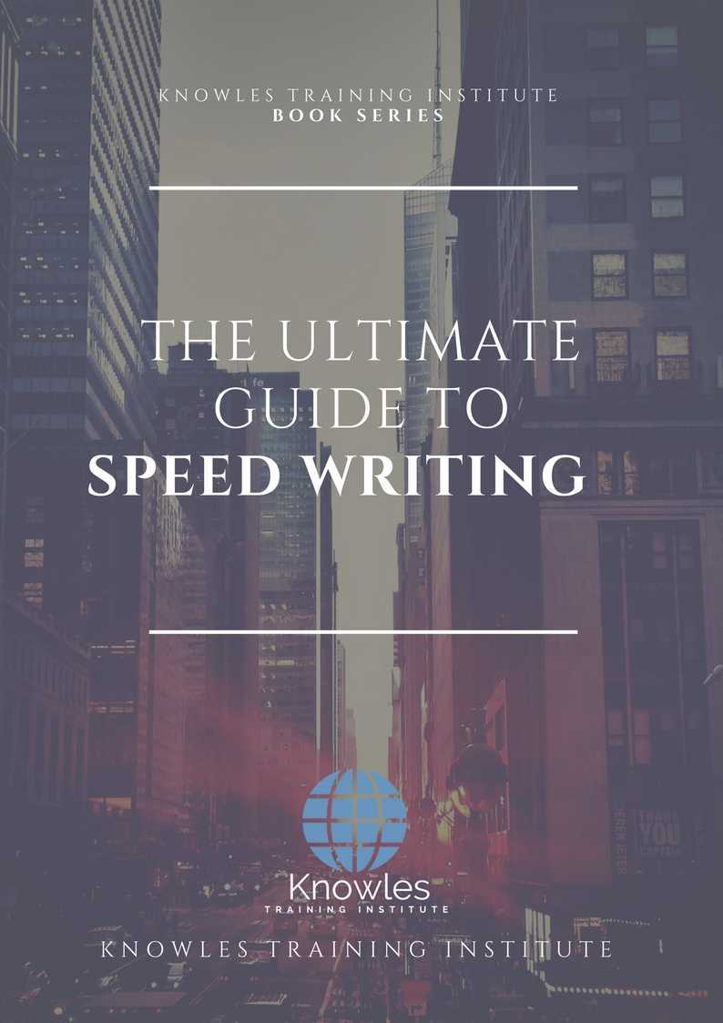 Speed Writing Course In Singapore Speed Writing Training Workshop