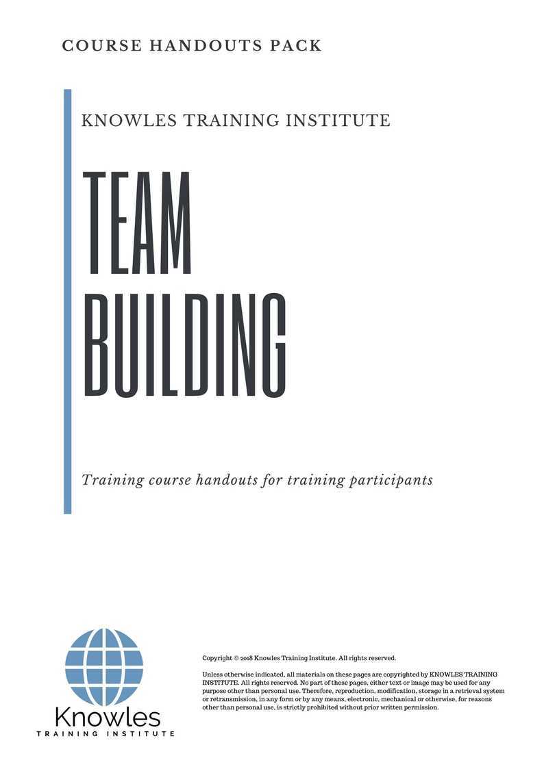 Team Building Training Course