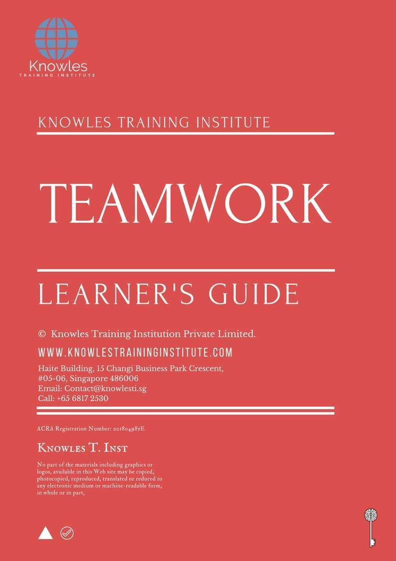 Teamwork Training Course