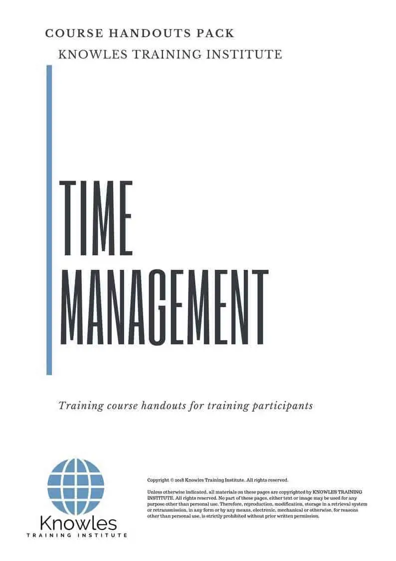 Time Management Training Course