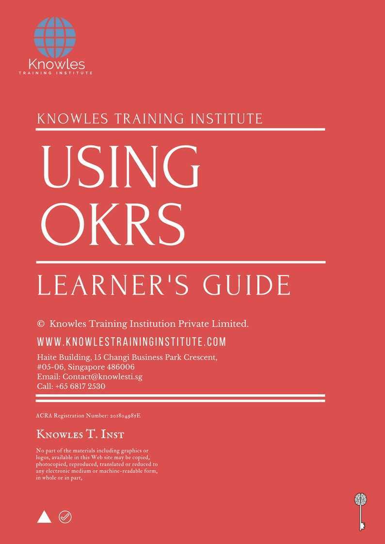 OKRs Training Course