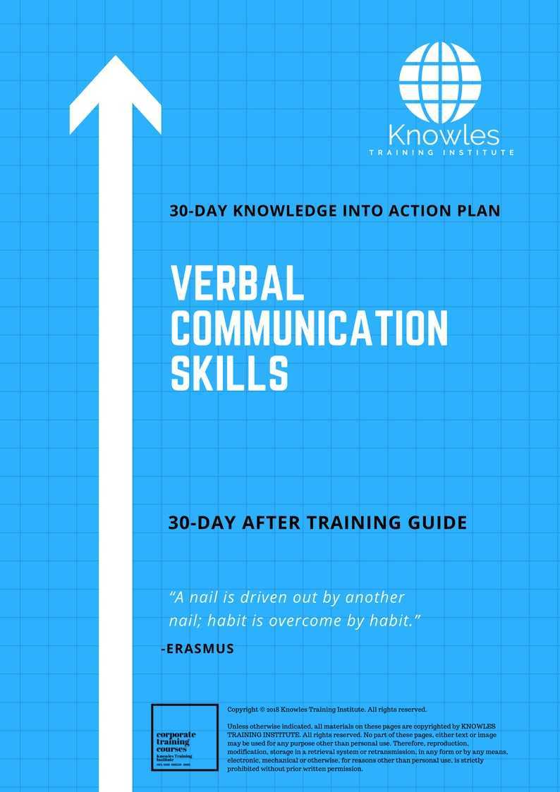 Verbal Communication Skills Course