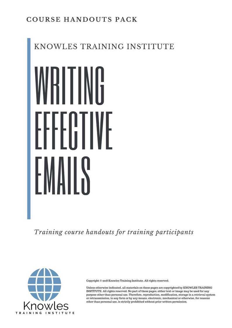 Email Writing Course Singapore