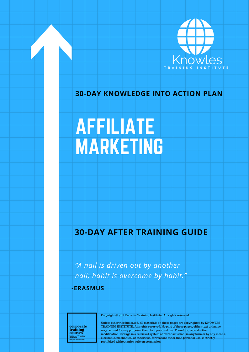 Affiliate Marketing Training Course