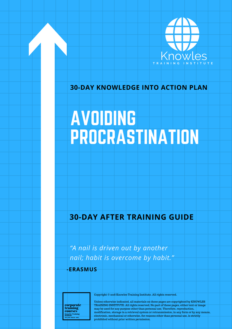 Avoiding Procrastination Training Course