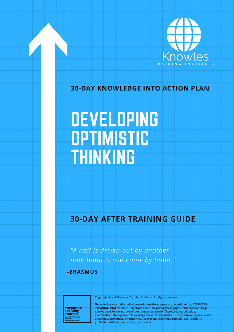 Developing Optimistic Thinking Course