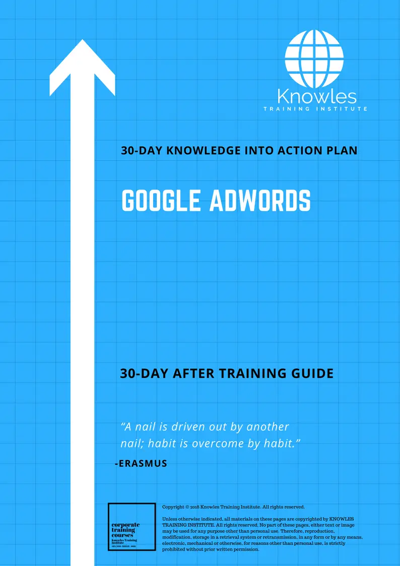 Google Adwords Training Course