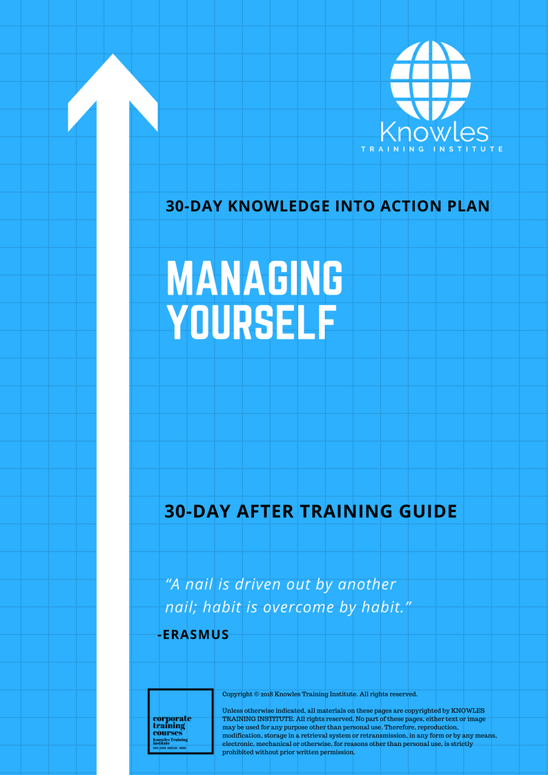 Managing Yourself Training Course