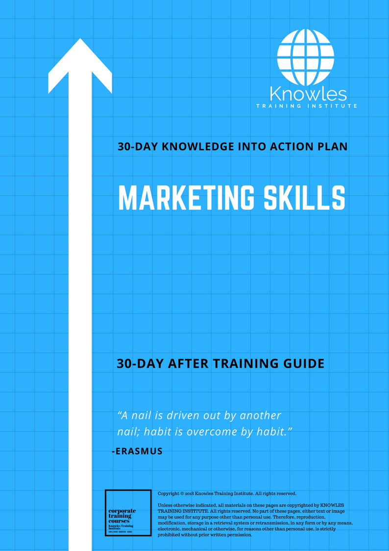 Marketing Skills Training Course