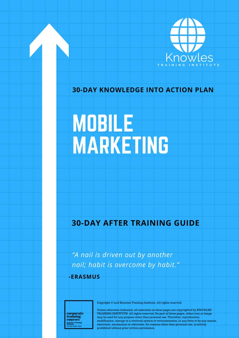 30-Day Action Plan For Mobile Marketing