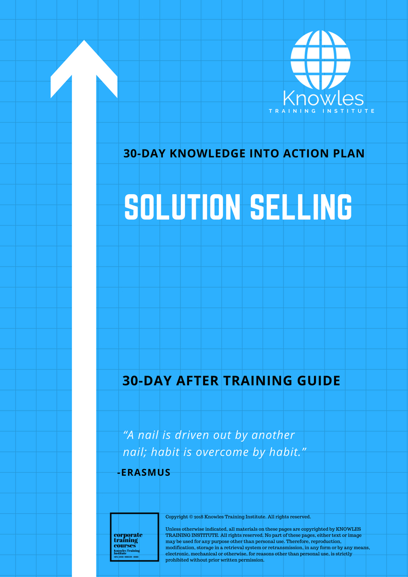 Solution Selling Training Course