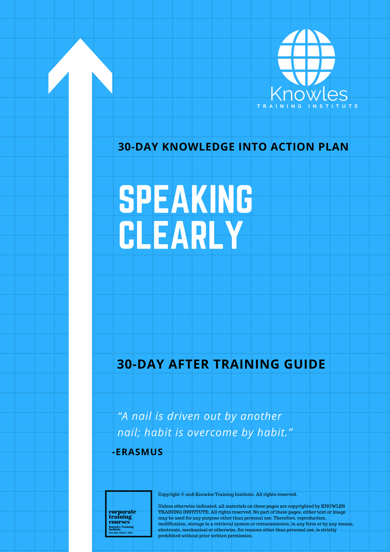 Speaking Clearly Training Course