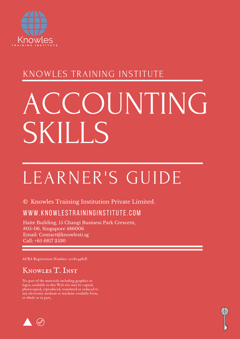 Accounting Skills Training Course In Singapore - Knowles Training Institute