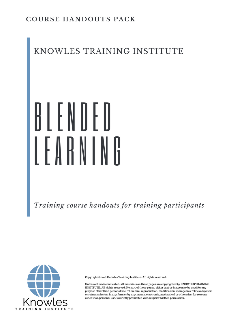 Blended Learning Training Course