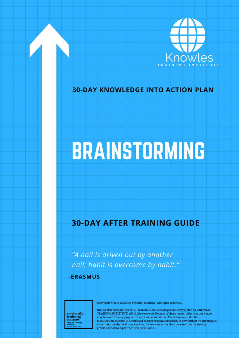 Brainstorming Training Course