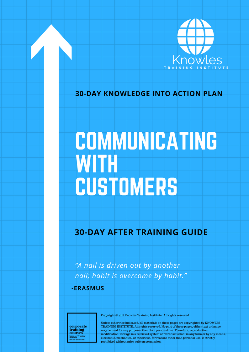 Communicating With Customers Course